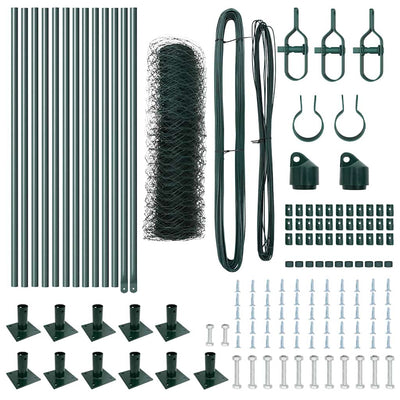 Aita paalujen kanssa Vihreä 0.5 x 25 m