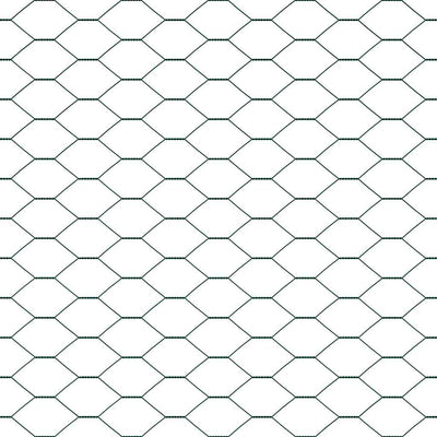 Aita paalujen kanssa Vihreä 0.8 x 25 m