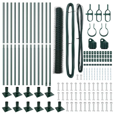 Aita paalujen kanssa Vihreä 1.2 x 25 m