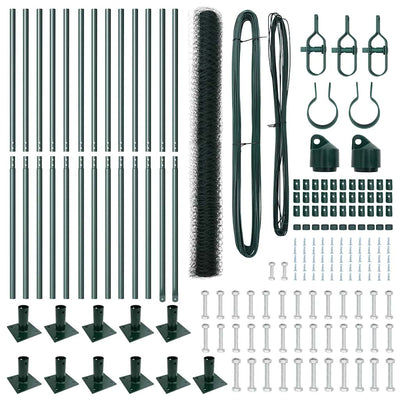 Aita paalujen kanssa Vihreä 1.6 x 25 m