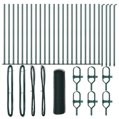 Aita paalujen kanssa Vihreä 0.8 x 50 m