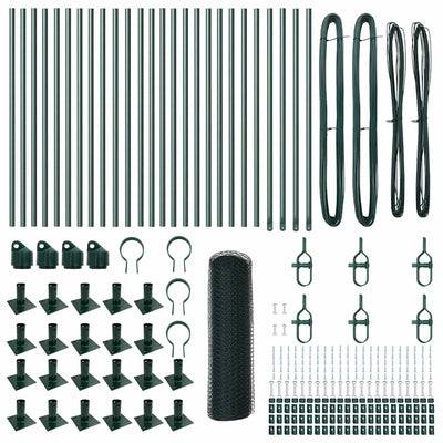Aita paalujen kanssa Vihreä 0.8 x 50 m