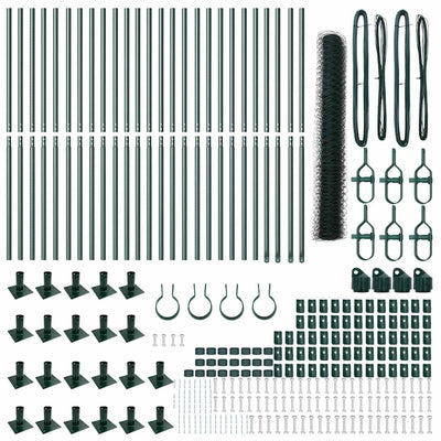 Aita paalujen kanssa Vihreä 1.2 x 50 m