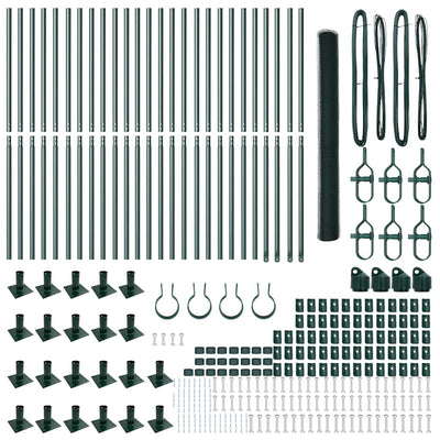 Aita paalujen kanssa Vihreä 1.4 x 50 m