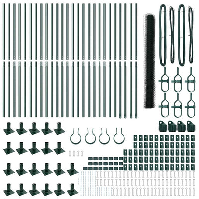 Aita paalujen kanssa Vihreä 1.6 x 50 m