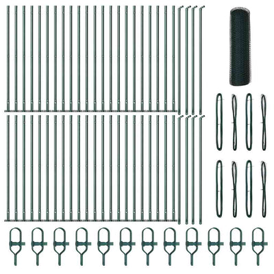 Aita paalujen kanssa Vihreä 0.4 x 100 m