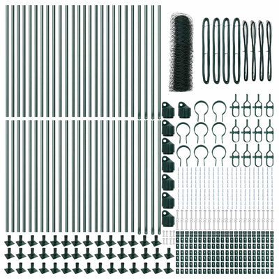 Aita paalujen kanssa Vihreä 0.5 x 100 m