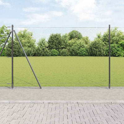 Aita paalujen kanssa Harmaa 1.6 x 10 m