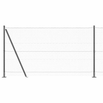 Aita paalujen kanssa Harmaa 1.4 x 25 m