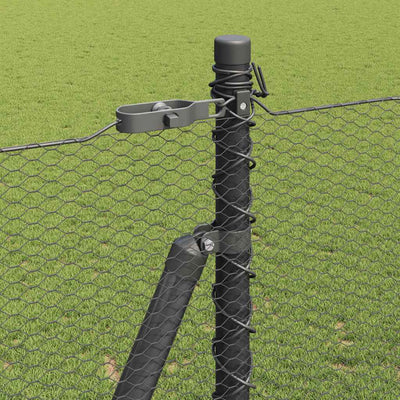 Aita paalujen kanssa Harmaa 1.6 x 25 m