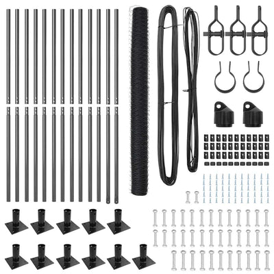 Aita paalujen kanssa Harmaa 1.6 x 25 m