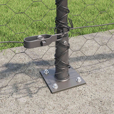 Aita paalujen kanssa Harmaa 0.5 x 50 m