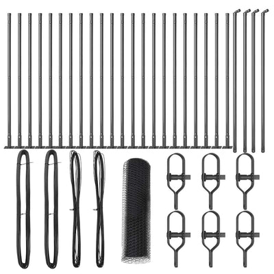 Aita paalujen kanssa Harmaa 0.6 x 50 m