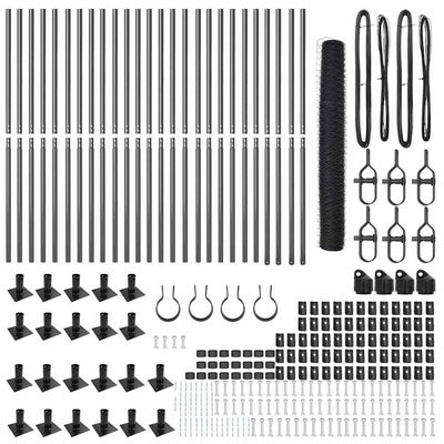 Aita paalujen kanssa Harmaa 1.2 x 50 m