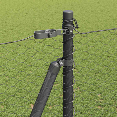 Aita paalujen kanssa Harmaa 1.6 x 50 m