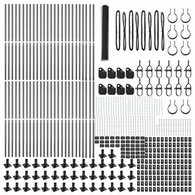 Aita paalujen kanssa Harmaa 1.2 x 100 m