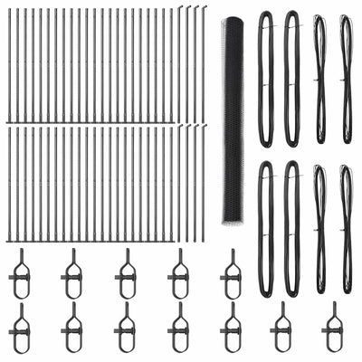 Aita paalujen kanssa Harmaa 1.4 x 100 m