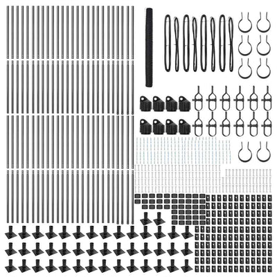 Aita paalujen kanssa Harmaa 1.6 x 100 m