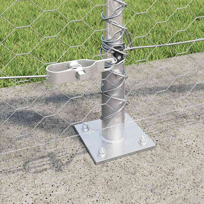 Aita paalujen kanssa Hopea 0.8 x 10 m