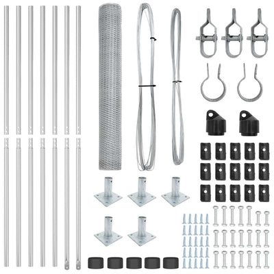 Aita paalujen kanssa Hopea 1 x 10 m