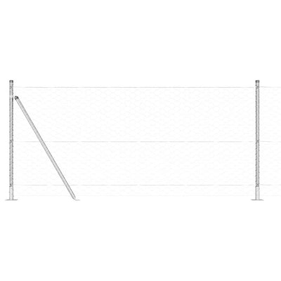 Aita paalujen kanssa Hopea 1 x 10 m