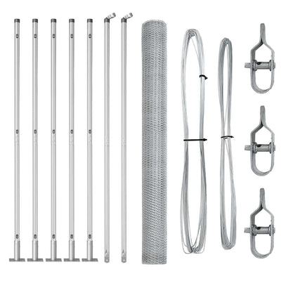 Aita paalujen kanssa Hopea 1.6 x 10 m