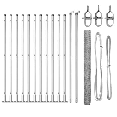 Aita paalujen kanssa Hopea 1.6 x 25 m