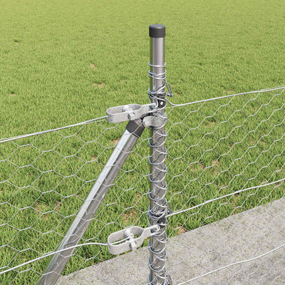 Aita paalujen kanssa Hopea 0.4 x 50 m