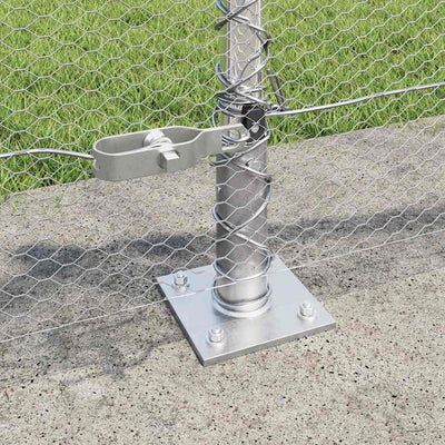 Aita paalujen kanssa Hopea 0.5 x 50 m