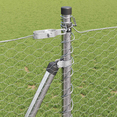 Aita paalujen kanssa Hopea 0.8 x 50 m