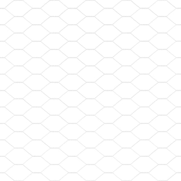 Kuusikulmainen aita betoni perustuksella 50 x 1,2 m Hopea