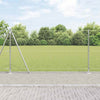 Kuusikulmainen aita betoni perustuksella 50 x 1,2 m Hopea