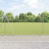 Kuusikulmainen aita betoni perustuksella 50 x 1,2 m Hopea