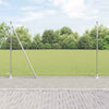 Kuusikulmainen aita betoni perustuksella 100 x 1,4 m Hopea
