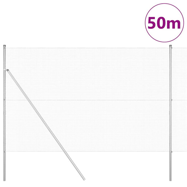Kehitetty liitetty langoittain 50 x 1,5 m Galvanoitu teräs