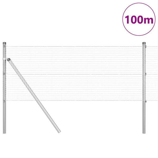 Kehitetty liitetty langoittain 100 x 0,8 m Galvanoitu teräs