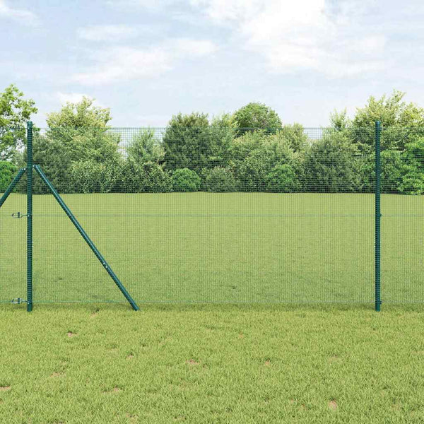 Kehitetty liitetty langoittain 10 x 1 m PVC-pinnoitettu teräs