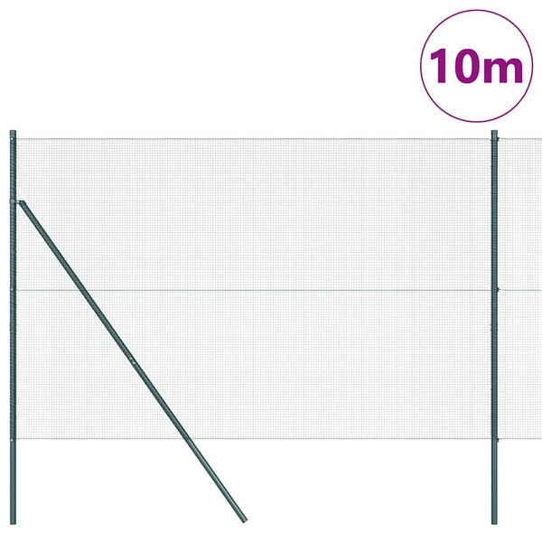 Kehitetty liitetty langoittain 10 x 1,6 m PVC-pinnoitettu teräs