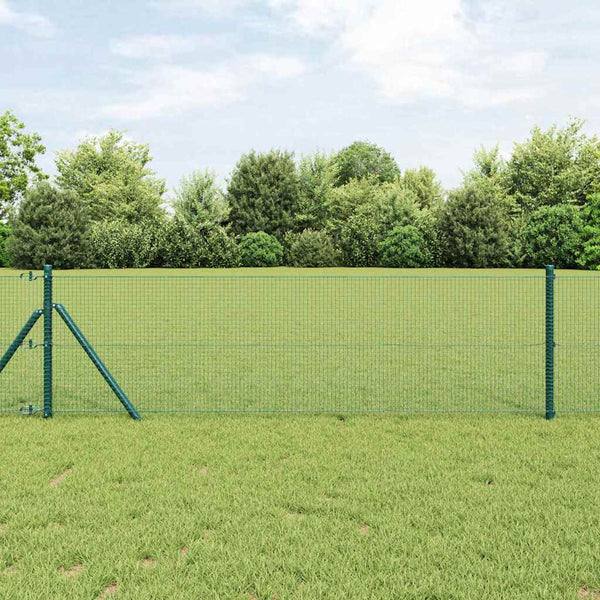Kehitetty liitetty langoittain 25 x 0,8 m PVC-pinnoitettu teräs