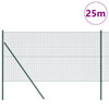 Kehitetty liitetty langoittain 25 x 1,2 m PVC-pinnoitettu teräs