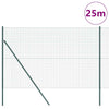 Kehitetty liitetty langoittain 25 x 1,6 m PVC-pinnoitettu teräs