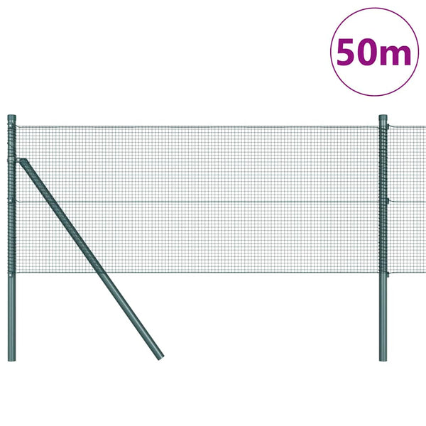 Kehitetty liitetty langoittain 50 x 0,8 m PVC-pinnoitettu teräs