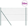 Kehitetty liitetty langoittain 50 x 1,4 m PVC-pinnoitettu teräs