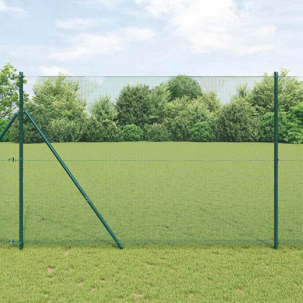 Kehitetty liitetty langoittain 50 x 1,5 m PVC-pinnoitettu teräs