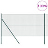 Kehitetty liitetty langoittain 100 x 1 m PVC-pinnoitettu teräs