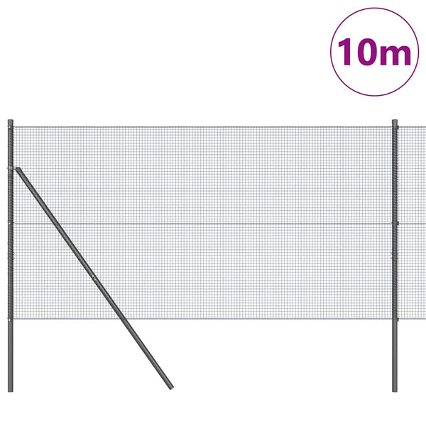 Kehitetty liitetty langoittain 10 x 1,2 m PVC-pinnoitettu teräs