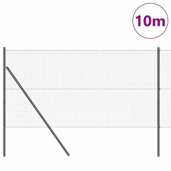 Kehitetty liitetty langoittain 10 x 1,4 m PVC-pinnoitettu teräs