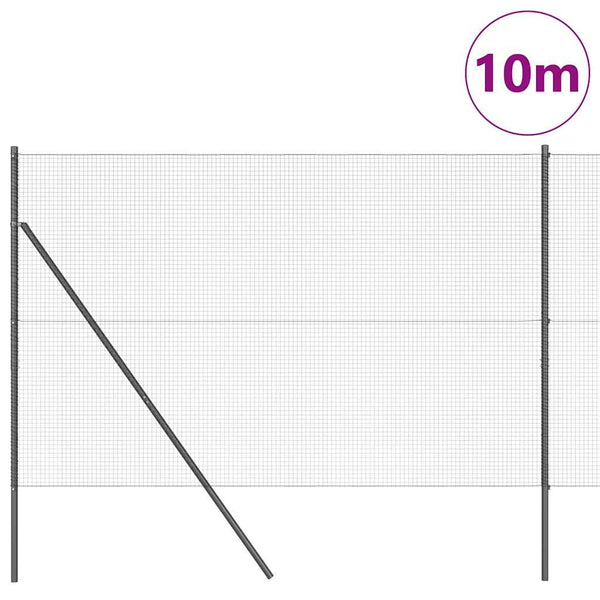 Kehitetty liitetty langoittain 10 x 1,5 m PVC-pinnoitettu teräs