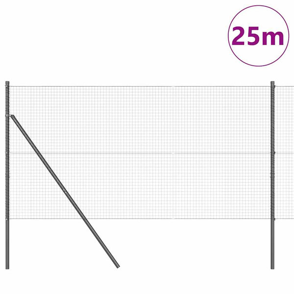 Kehitetty liitetty langoittain 25 x 1,2 m PVC-pinnoitettu teräs