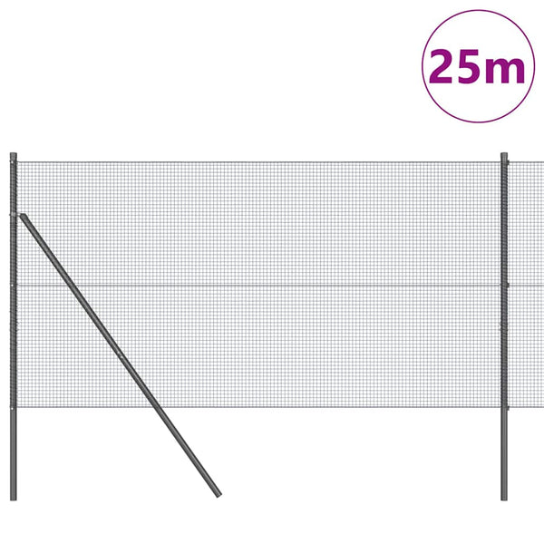 Kehitetty liitetty langoittain 25 x 1,4 m PVC-pinnoitettu teräs